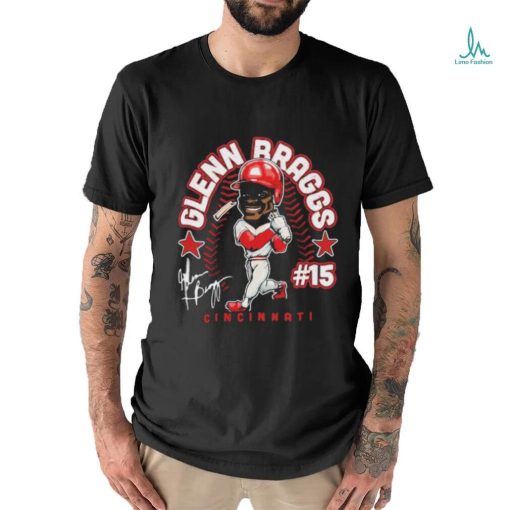 Glenn Braggs Cincinnati #15 Hall Of Heroes T shirt