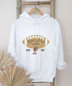 Glitter Kc Vs Sf Football 2024 Super Bowl diamond shirt