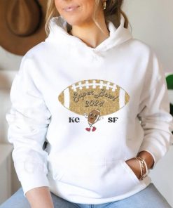Glitter Kc Vs Sf Football 2024 Super Bowl diamond shirt