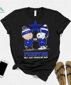 Go Cowboys Peanuts Snoopy and Charlie Brown Dallas Cowboys Forever Not Just When We Win 2024 shirt