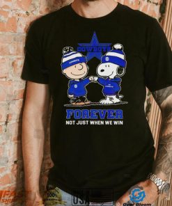 Go Cowboys Peanuts Snoopy and Charlie Brown Dallas Cowboys Forever Not Just When We Win 2024 shirt