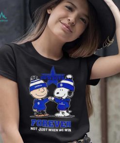 Go Cowboys Peanuts Snoopy and Charlie Brown Dallas Cowboys Forever Not Just When We Win 2024 shirt