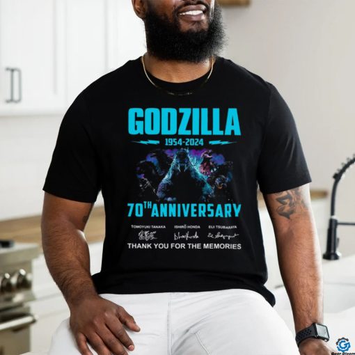 Godzilla 70th Aniversary Thank You For The Memories T Shirt