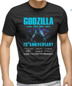 Godzilla 70th Aniversary Thank You For The Memories T Shirt