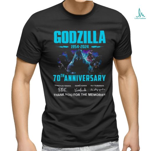 Godzilla 70th Aniversary Thank You For The Memories T Shirt