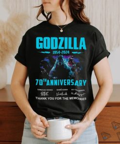 Godzilla 70th Aniversary Thank You For The Memories T Shirt