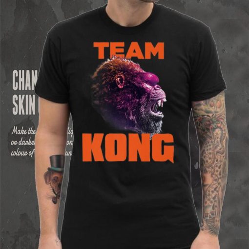 Godzilla vs Kong Official Team Kong Neon T Shirt