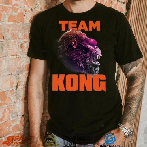 Godzilla vs Kong Official Team Kong Neon T Shirt