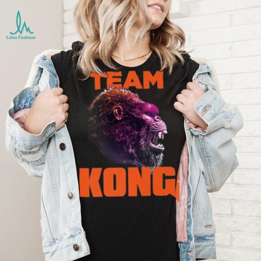 Godzilla vs Kong Official Team Kong Neon T Shirt