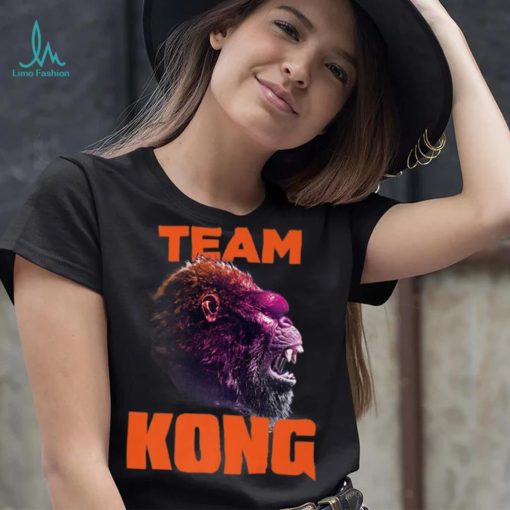 Godzilla vs Kong Official Team Kong Neon T Shirt