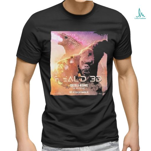 Godzilla x Kong The New Empire RealD 3D Official Poster Shirt