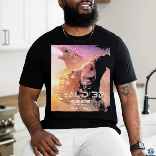 Godzilla x Kong The New Empire RealD 3D Official Poster Shirt