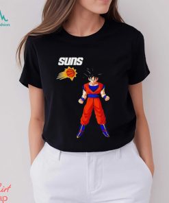 Goku Phoenix Suns basketball cartoon shirt