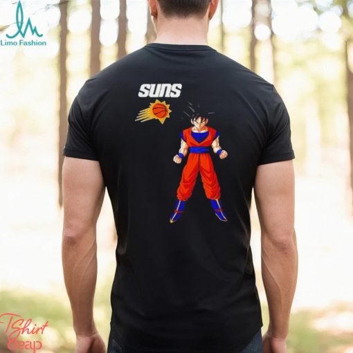 Goku Phoenix Suns basketball cartoon shirt