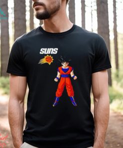 Goku Phoenix Suns basketball cartoon shirt