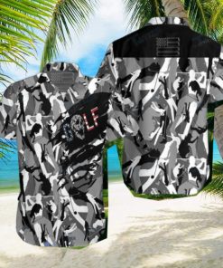 Golf Skull Camouflage All Over Printed Hawaiian Shirt Impressive Gift