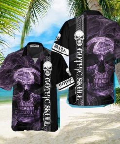 Gothic Skull Hawaiian Shirt Impressive Gift