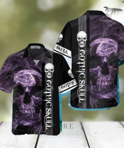 Gothic Skull Hawaiian Shirt Impressive Gift