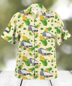 Grain Trailer Hawaiian Shirt Natural For Summer