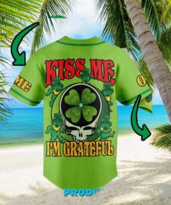 Grateful Dead Happy St Patrick’ Day Customized Baseball Jersey