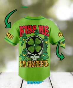 Grateful Dead Happy St Patrick’ Day Customized Baseball Jersey