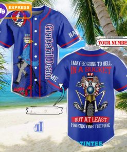 Grateful Dead In A Bucket Custom Name Baseball Jersey