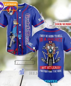Grateful Dead In A Bucket Custom Name Baseball Jersey
