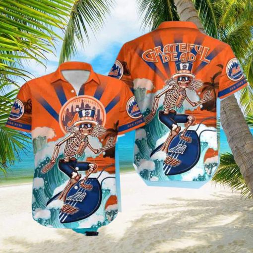 Grateful Dead MLB New York Mets 2024 Trendy Hawaiian Shirt