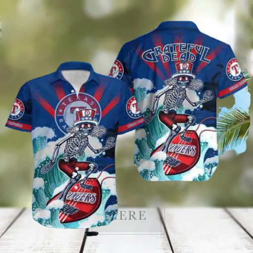 Grateful Dead MLB Texas Rangers 2024 Trendy Hawaiian Shirt