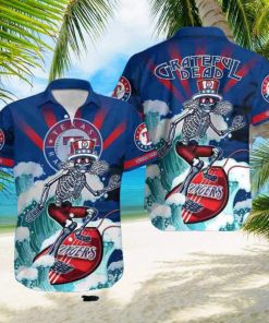 Grateful Dead MLB Texas Rangers 2024 Trendy Hawaiian Shirt