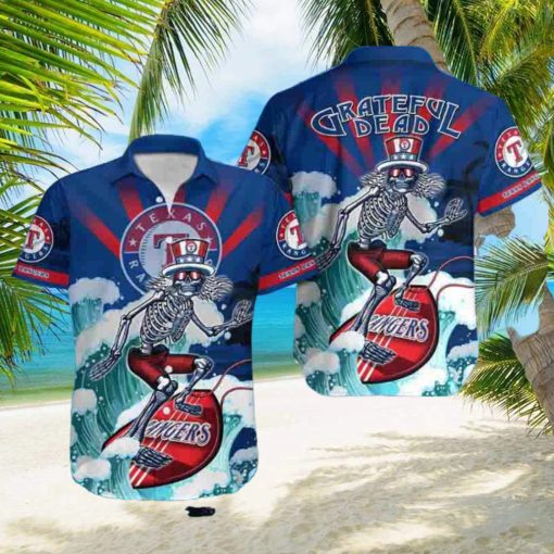 Grateful Dead MLB Texas Rangers 2024 Trendy Hawaiian Shirt