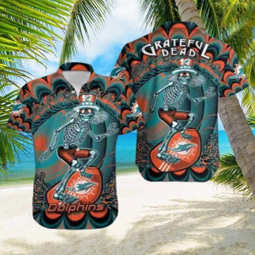 Grateful Dead NFL Miami Dolphins 2024 Trendy Hawaiian Shirt