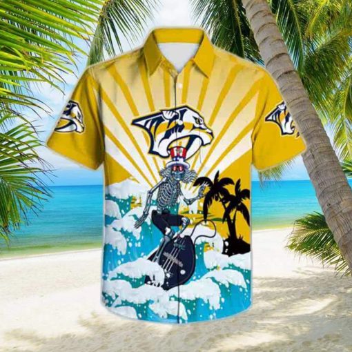 Grateful Dead Nashville Predators 2024 Trendy Hawaiian Shirt