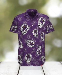 Grateful Dead Purple Dancing Bears 2024 Trendy Hawaiian Shirt