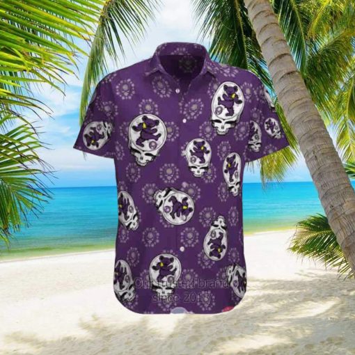 Grateful Dead Purple Dancing Bears 2024 Trendy Hawaiian Shirt