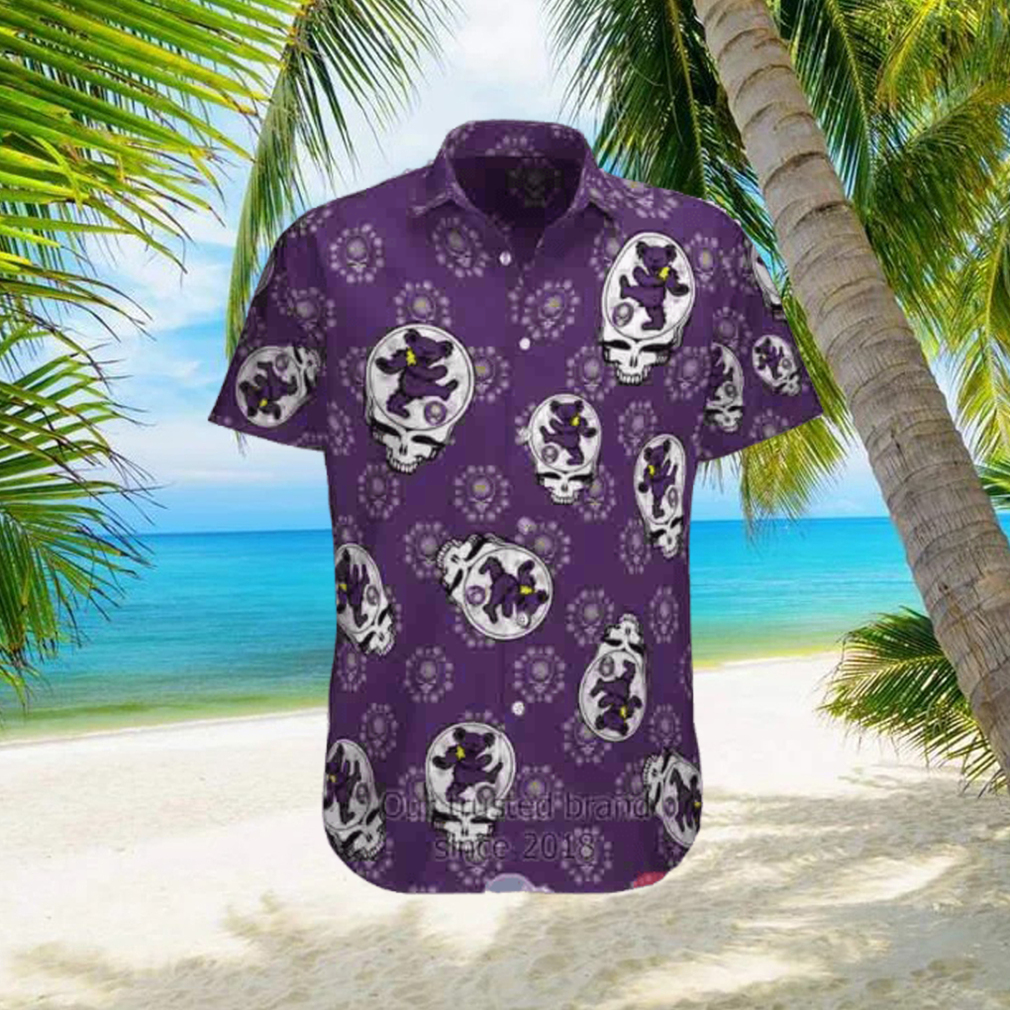 Grateful Dead Purple Dancing Bears 2024 Trendy Hawaiian Shirt Grateful Dead Purple Dancing Bears 2024 Trendy Hawaiian Shirt