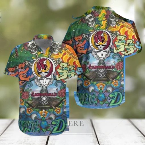 Grateful Dead With NFL Arizona Cardinals 2024 Trendy Hawaiian Shirt