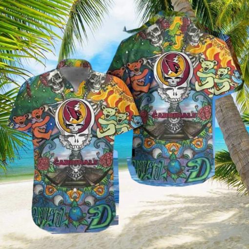 Grateful Dead With NFL Arizona Cardinals 2024 Trendy Hawaiian Shirt