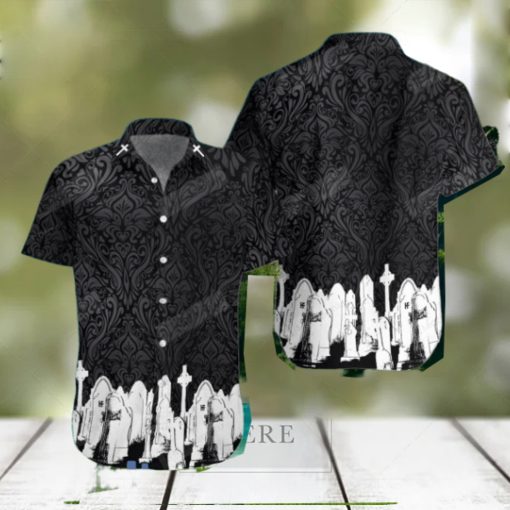 Graveyard Skull Goth Hawaiian Shirt Impressive Gift