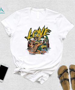 Green Bay Packers Jordan Love fire shirt