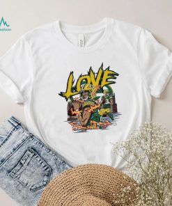 Green Bay Packers Jordan Love fire shirt