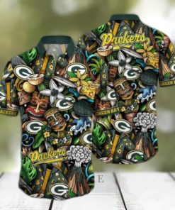 Green Bay Packers NFL Flower Hawaii Shirt And Tshirt For Fans, Custom Summer Football Shirts NA4989