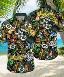 Green Bay Packers NFL Flower Hawaii Shirt And Tshirt For Fans, Custom Summer Football Shirts NA4989