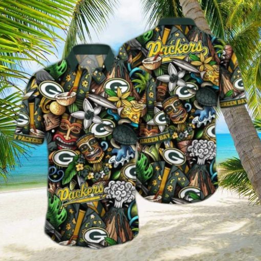 Green Bay Packers NFL Flower Hawaii Shirt And Tshirt For Fans, Custom Summer Football Shirts NA4989