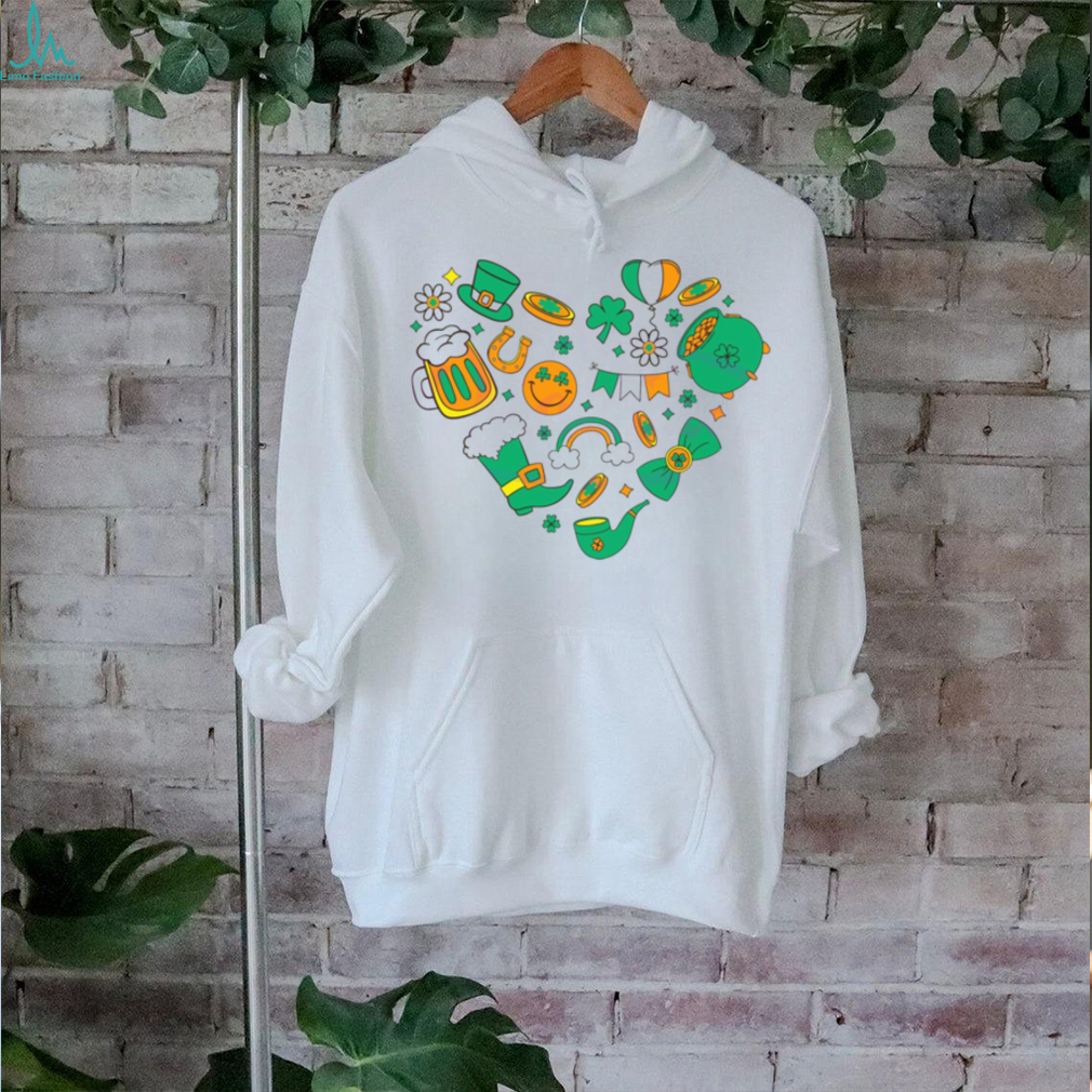 Green St Patricks Day Doodles Four Leaf Clover shirt Green St Patricks Day Doodles Four Leaf Clover shirt