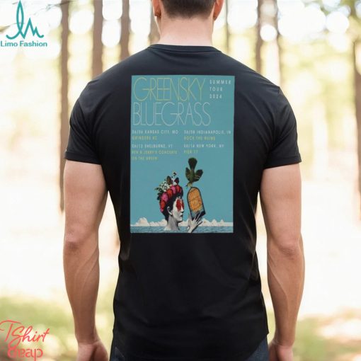 Greensky Bluegrass June 2024 Summer Tour Poster shirt