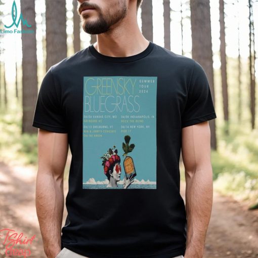 Greensky Bluegrass June 2024 Summer Tour Poster shirt