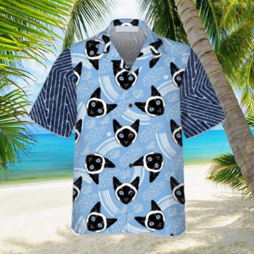 Grumpy Cat Blue Hawaiian Shirt