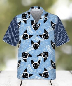 Grumpy Cat Blue Hawaiian Shirt