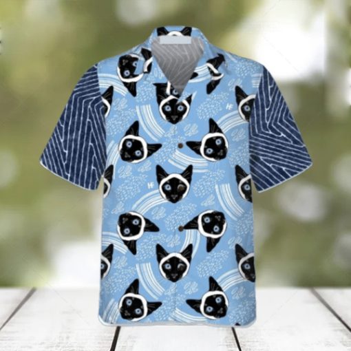 Grumpy Cat Blue Hawaiian Shirt